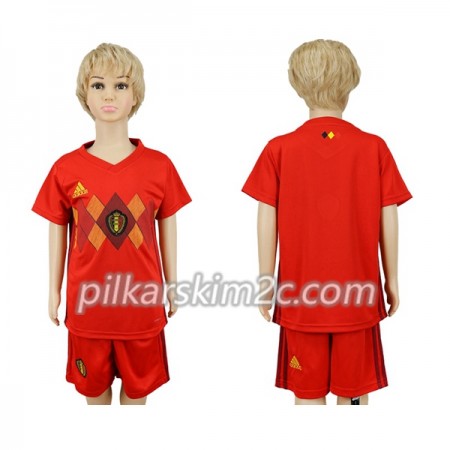 Koszulka Belgia Dziecięca Główna Mistrzostwa Świata 2018 - Koszulki Piłkarskie